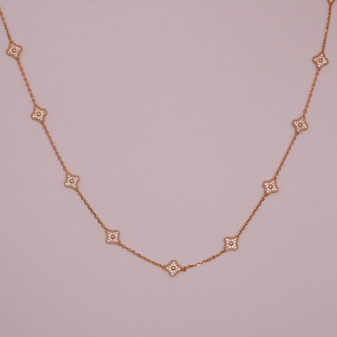 Collar Treboles Dorados