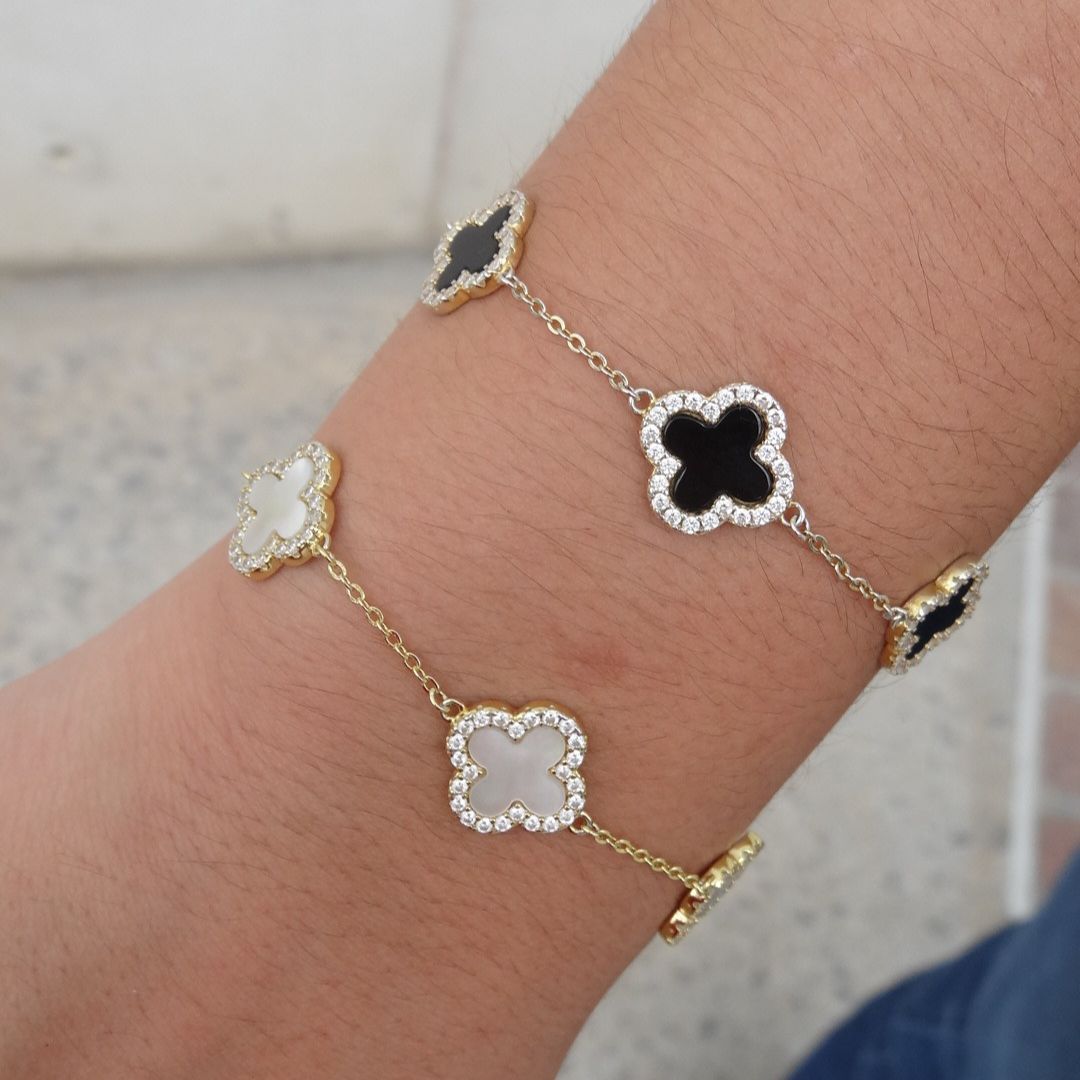 Pulsera Trebol Dorada