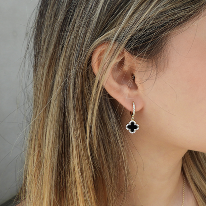 Set de Treboles Negro (Dorado)