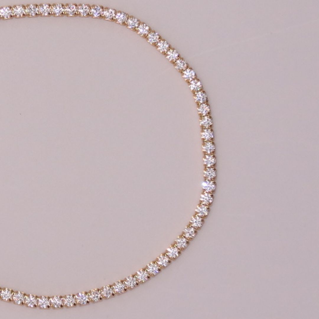 Pulsera Dorada con Zirconia