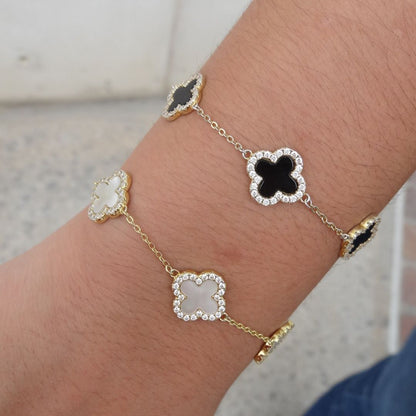 Pulsera Trebol Dorada