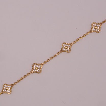 Pulsera Treboles Dorados
